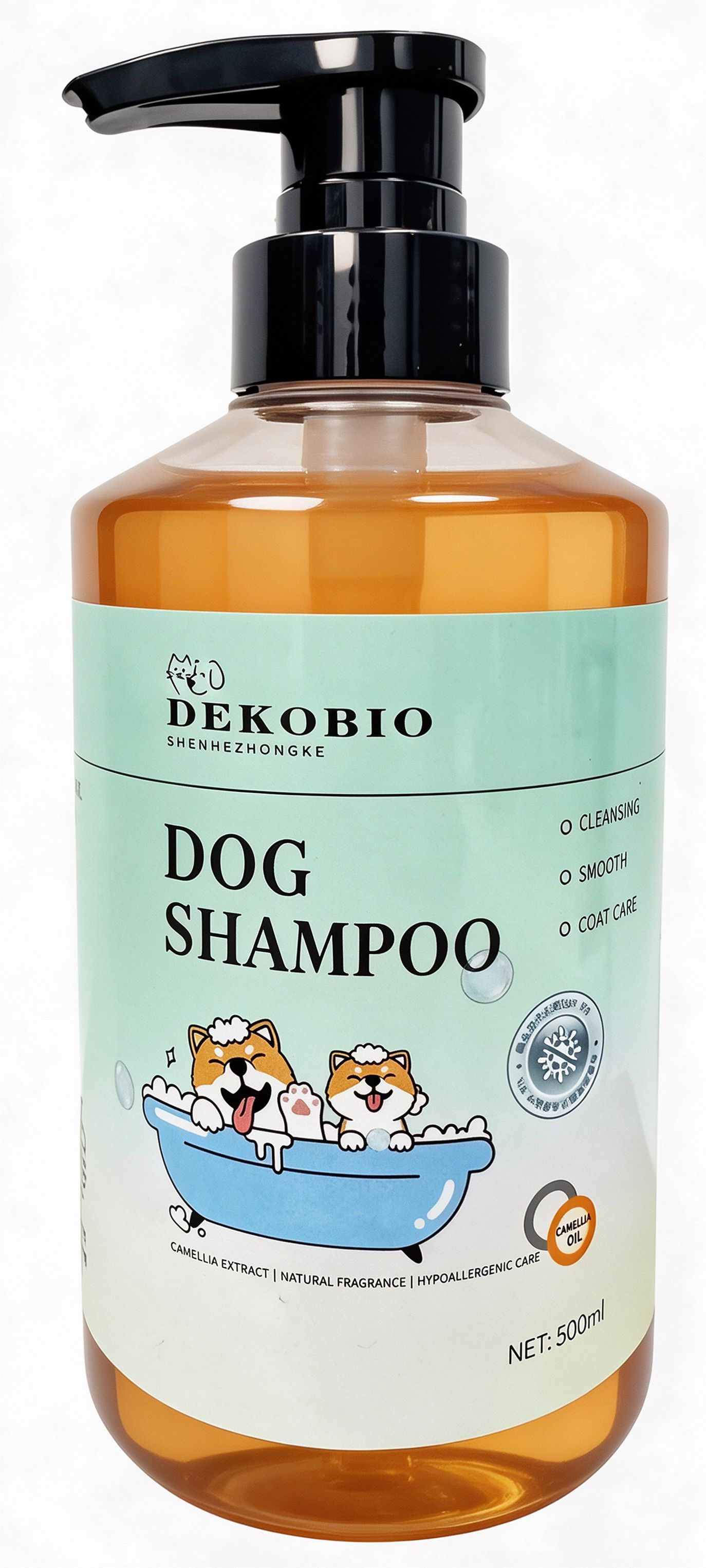 Pet Shampoo · Antibacterial + Coat Conditioning