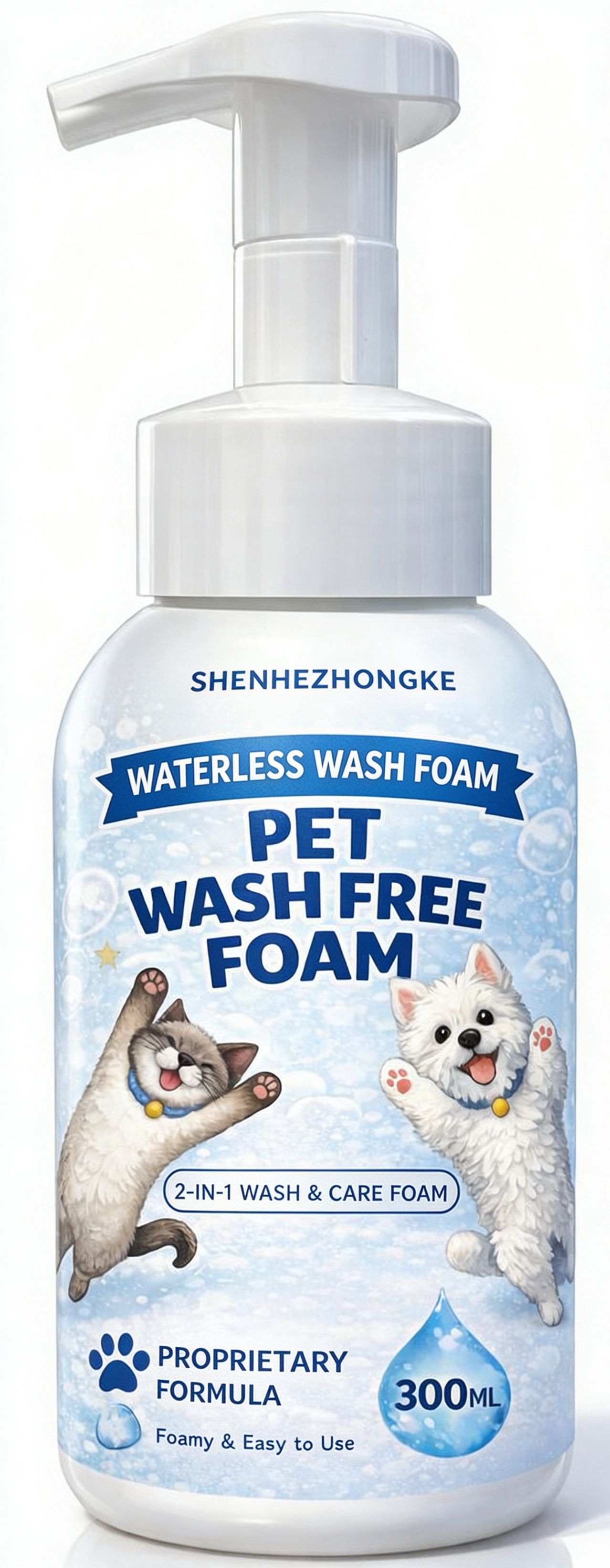 Pet Waterless Cleaning Foam